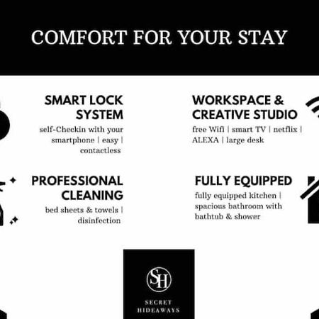 Secret Hideaways Cozystudio Superior Apartments Mit Wifi L 450M Bis Uni L Messe L Flughafen L Zoo Duisburg Ngoại thất bức ảnh