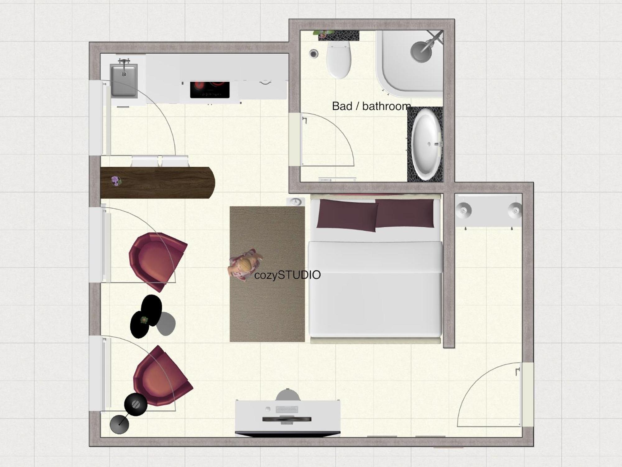 Secret Hideaways Cozystudio Superior Apartments Mit Wifi L 450M Bis Uni L Messe L Flughafen L Zoo Duisburg Phòng bức ảnh
